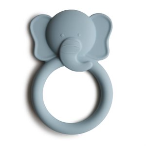 Mushie Teether - Elephant - Cloud